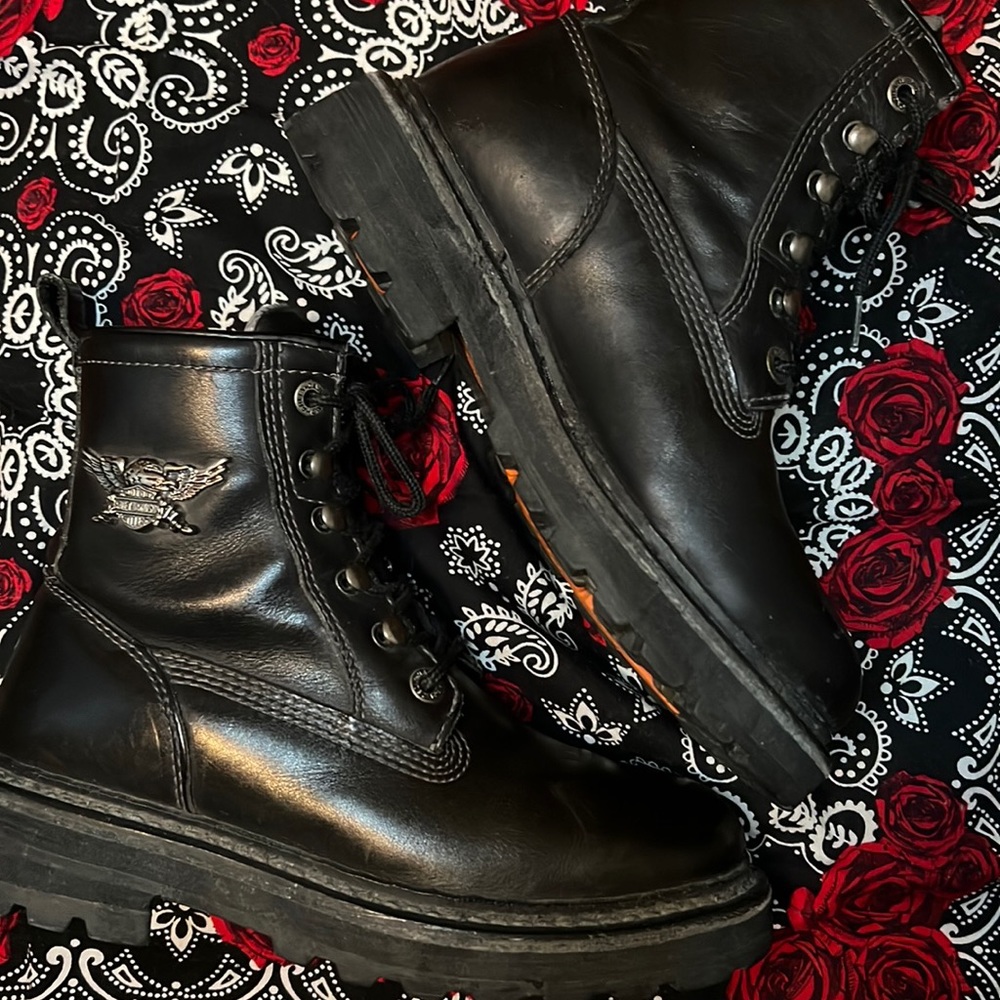 Harley-Davidson Women’s Combat Laced up Boots